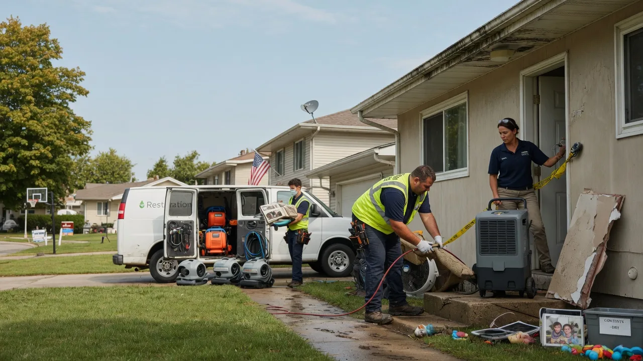 Water Damage Restoration in Valentines, VA near me